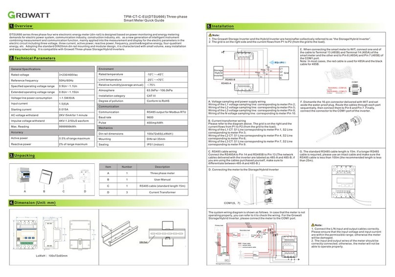 Growatt TPM-CT-C-EU quick guide