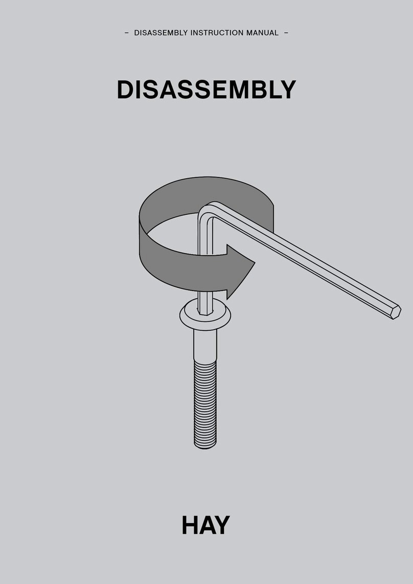 Hay Boa Table Installation instructions Hay Boa Table Installation instructions