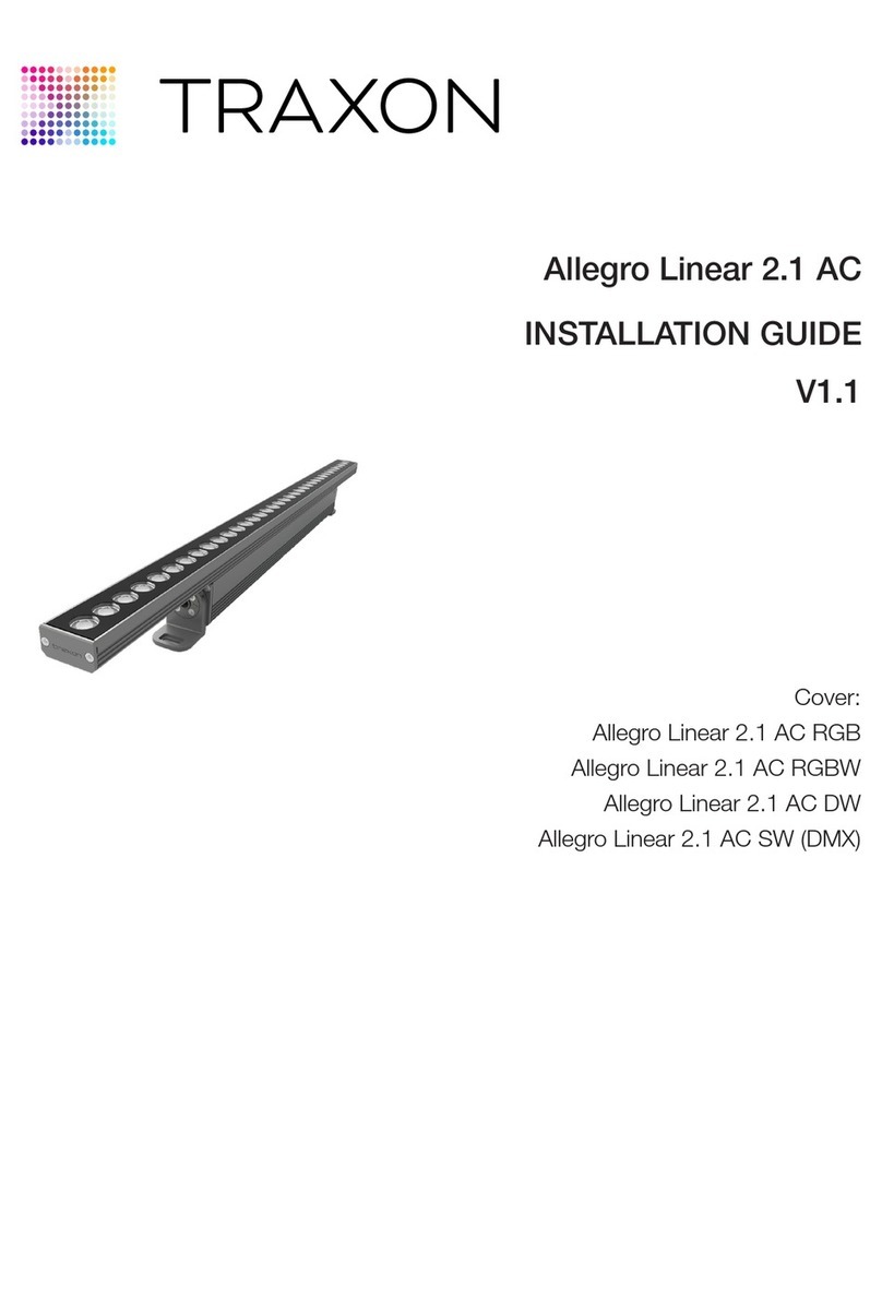 Traxon Allegro Linear 2.1 AC RGB installation guide