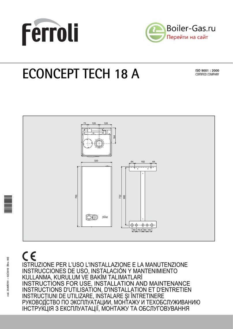 Ferroli ECONCEPT TECH 18 A Troubleshooting guide Ferroli ECONCEPT TECH 18 A Troubleshooting guide