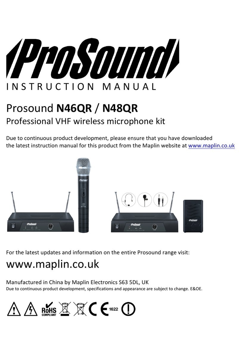 ProSound 46QR instruction manual