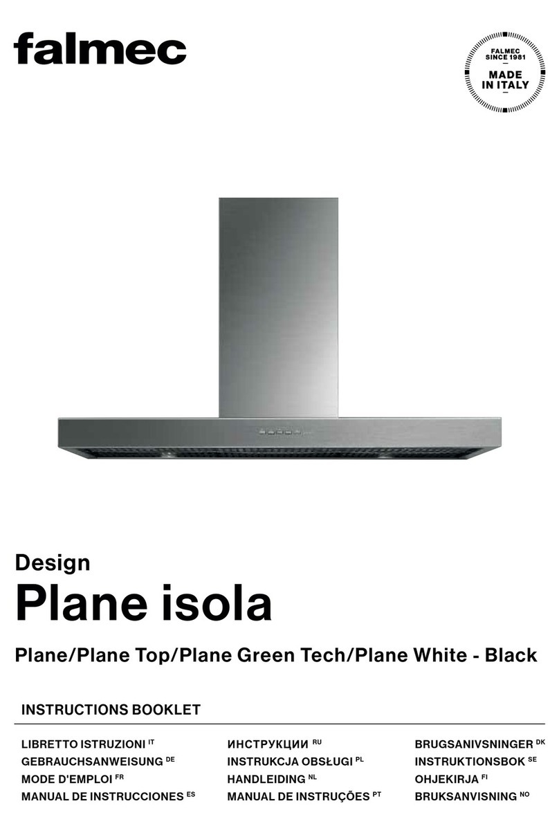 FALMEC Plane White Black User manual
