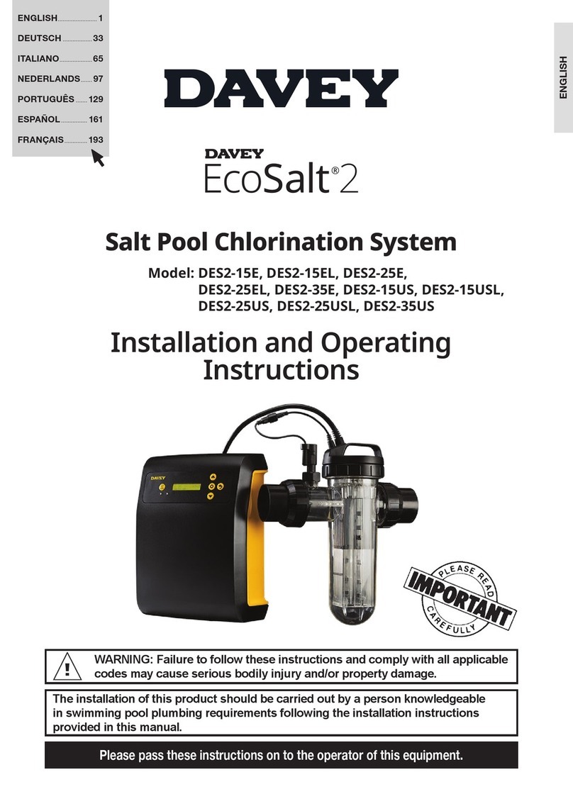 Davey EcoSalt 2 Installation and operating instructions
