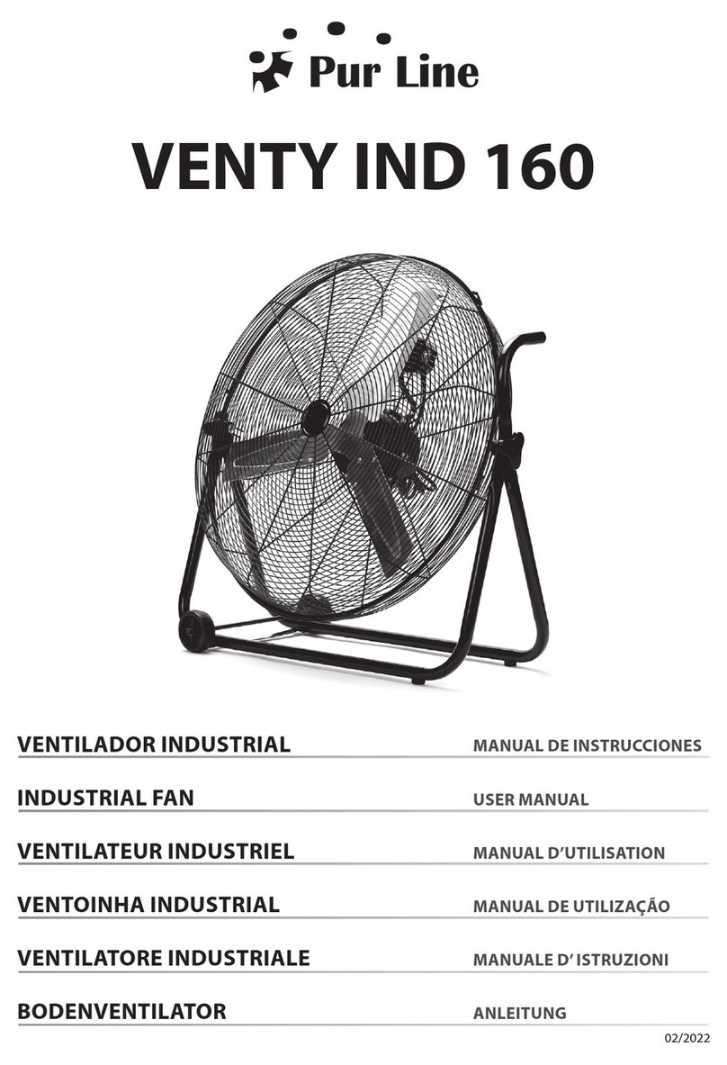 Pur Line VENTY IND 160 user manual