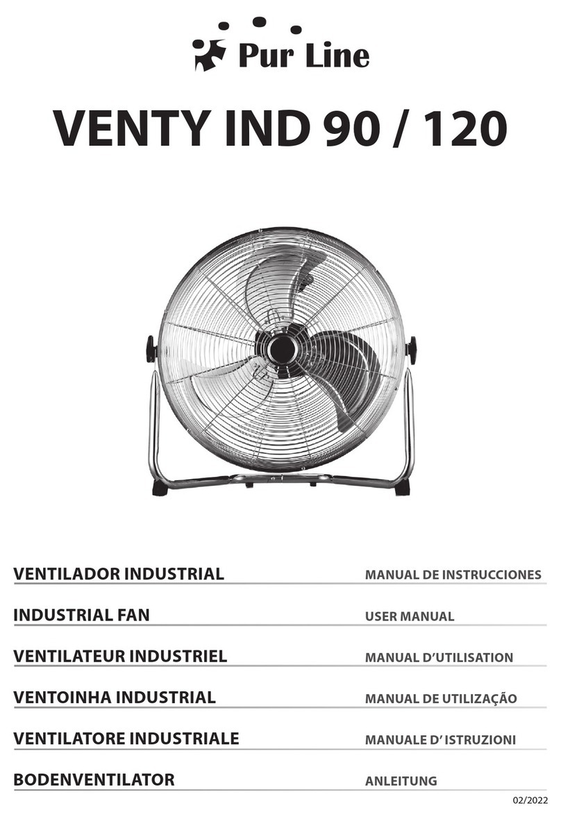 Pur Line VENTY IND 90 User manual