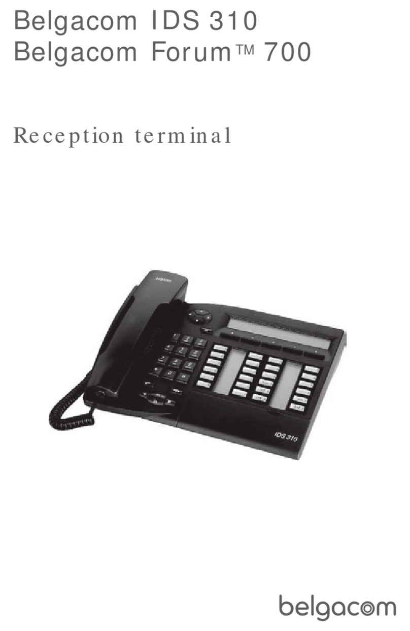 BELGACOM IDS 310 User manual