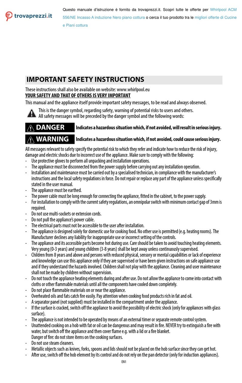Whirlpool ACM 556/NE User manual