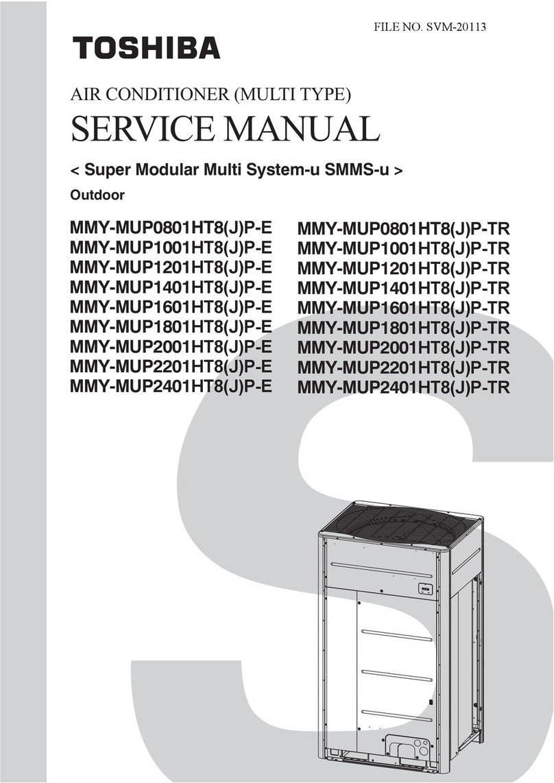 Toshiba MMY-MUP0801HT8P-TR User manual
