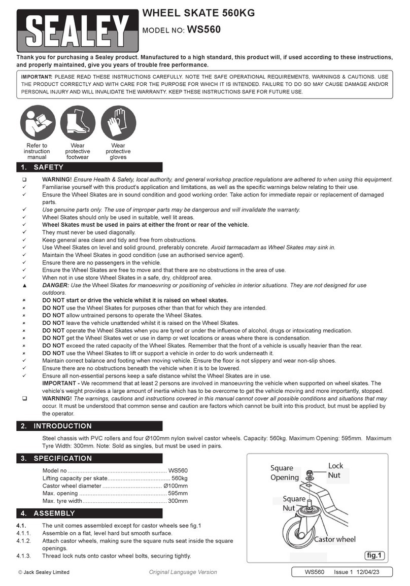 Sealey WS560 manual