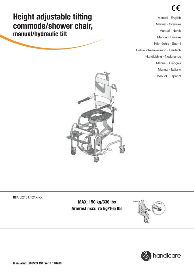 Handicare LI2161.121 Series manual