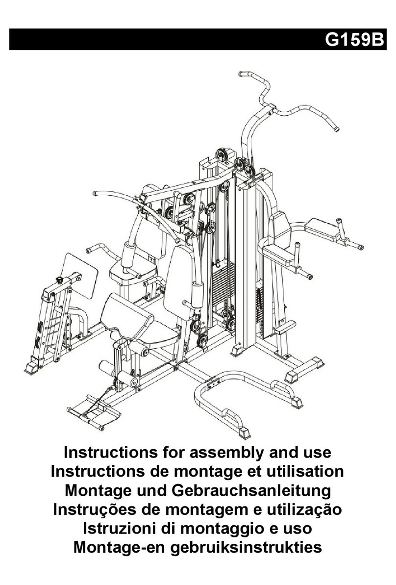 BH FITNESS TT4 G159B Instructions for assembly and use