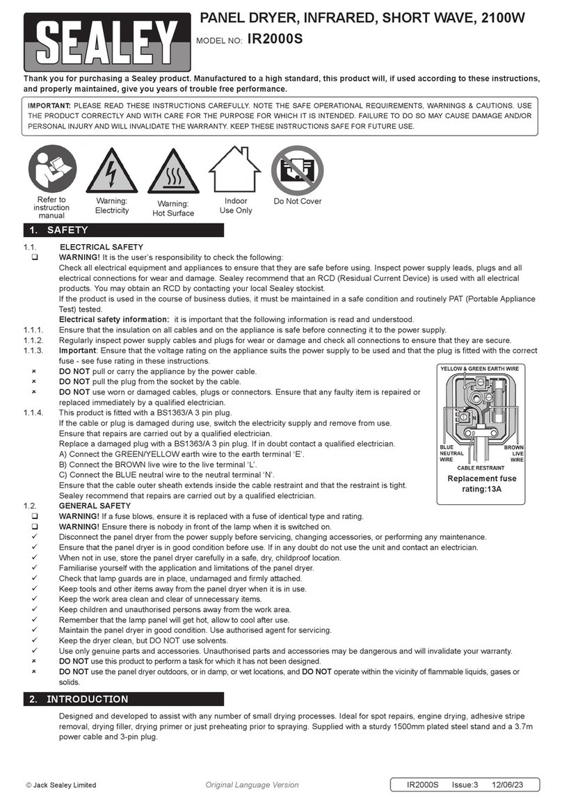 Sealey IR2000S User manual