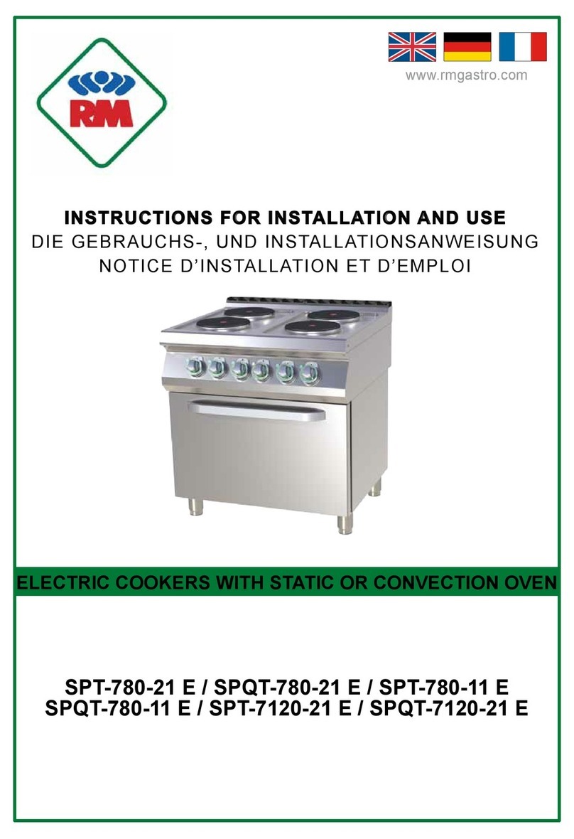 RM SPT-780-21 E Instructions for installation and use