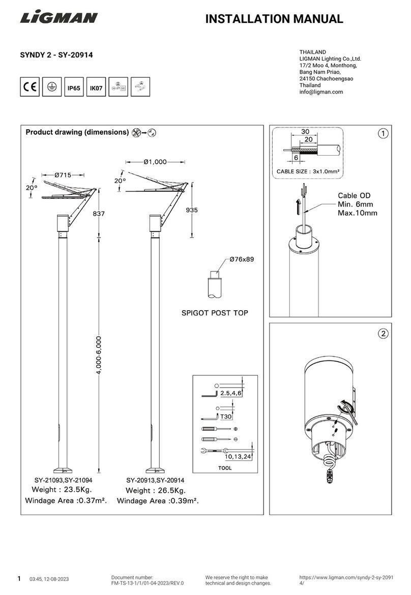 LIGMAN SYNDY 2 installation manual