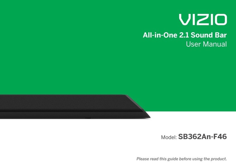 Vizio SB362An-F46 User manual Vizio SB362An-F46 User manual