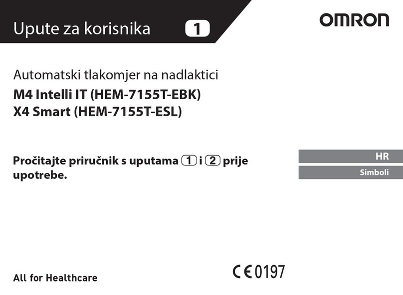 Omron HEM-7155T-EBK User manual Omron HEM-7155T-EBK User manual