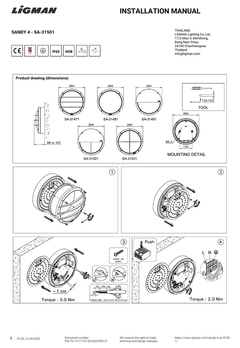 LIGMAN SA-31501 User manual