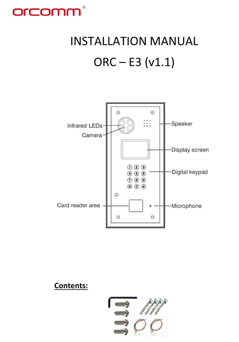 Orcomm ORC-E3 User manual