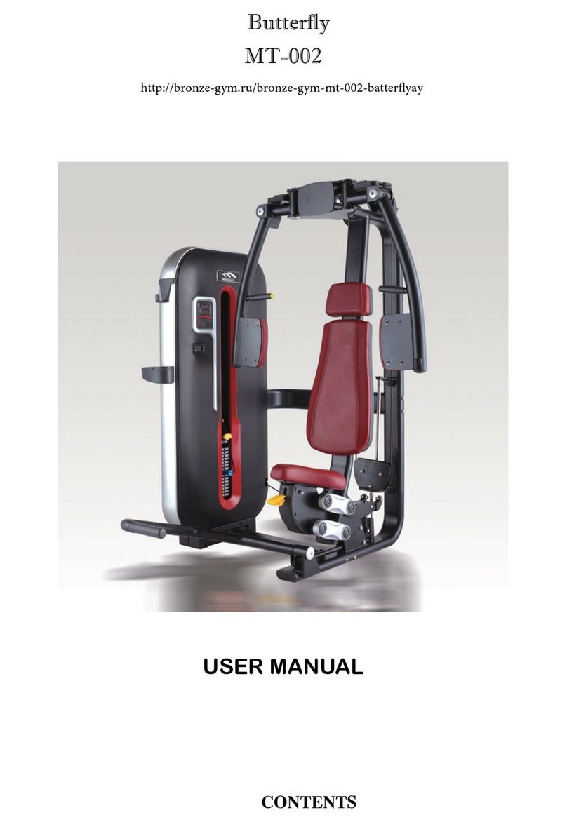 BRONZE GYM Butterfly MT-002 user manual