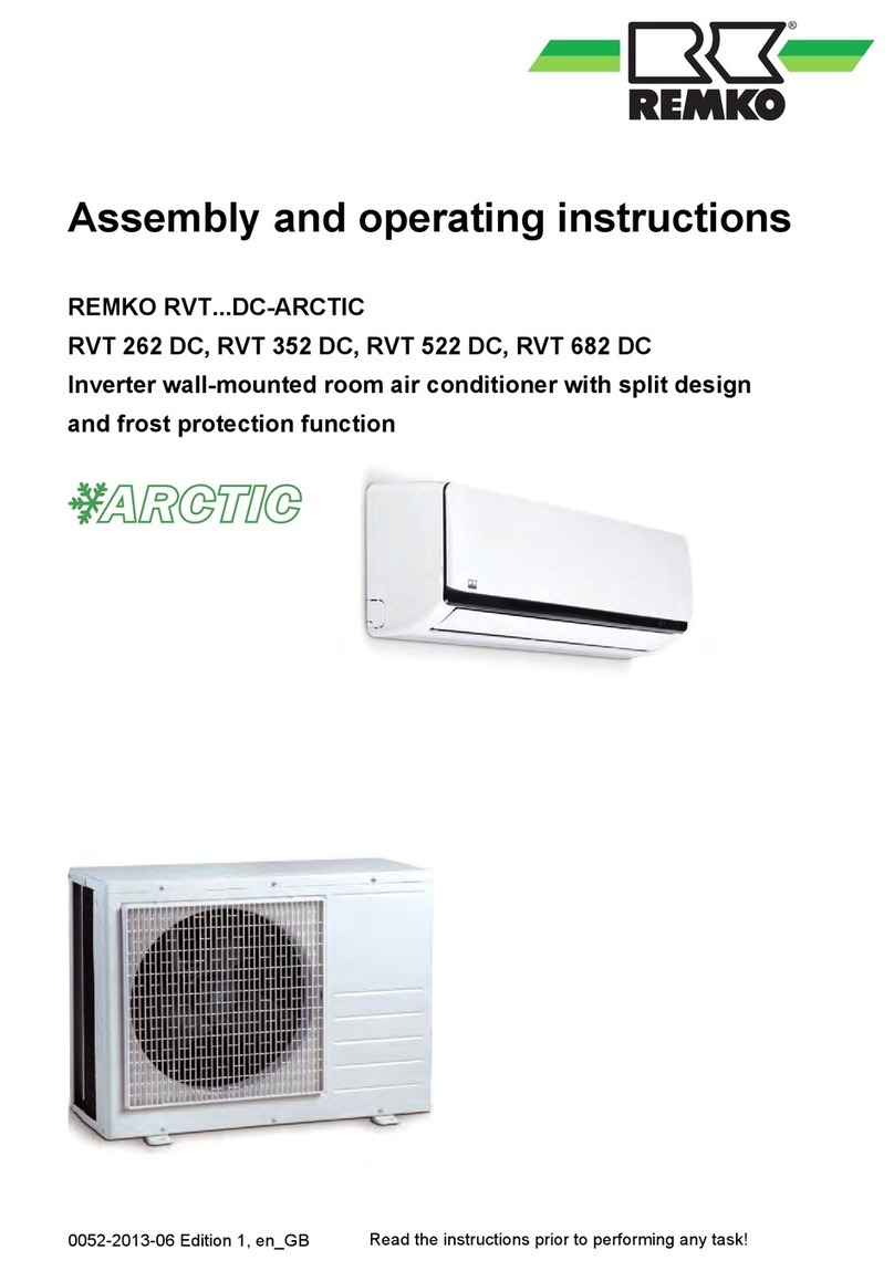REMKO RVT DC-ARCTIC Series User manual