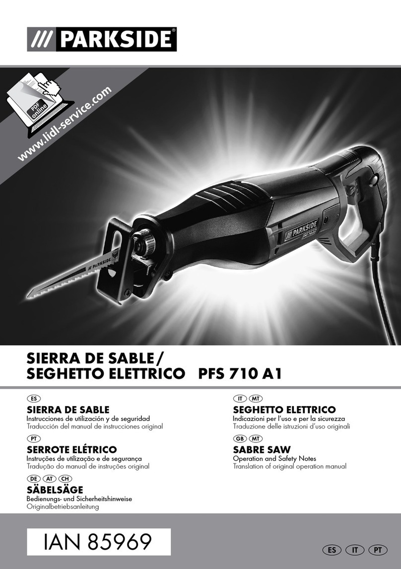 Parkside PFS 710 A1 Operation and safety notes