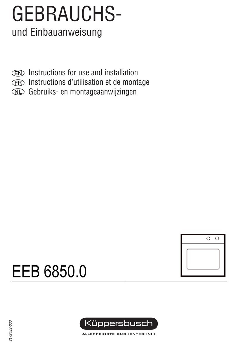 Kuppersbusch EEB 6850.0 Operation manual