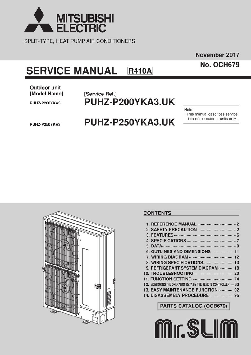 Mitsubishi Electric PUHZ-P200YKA3 User manual