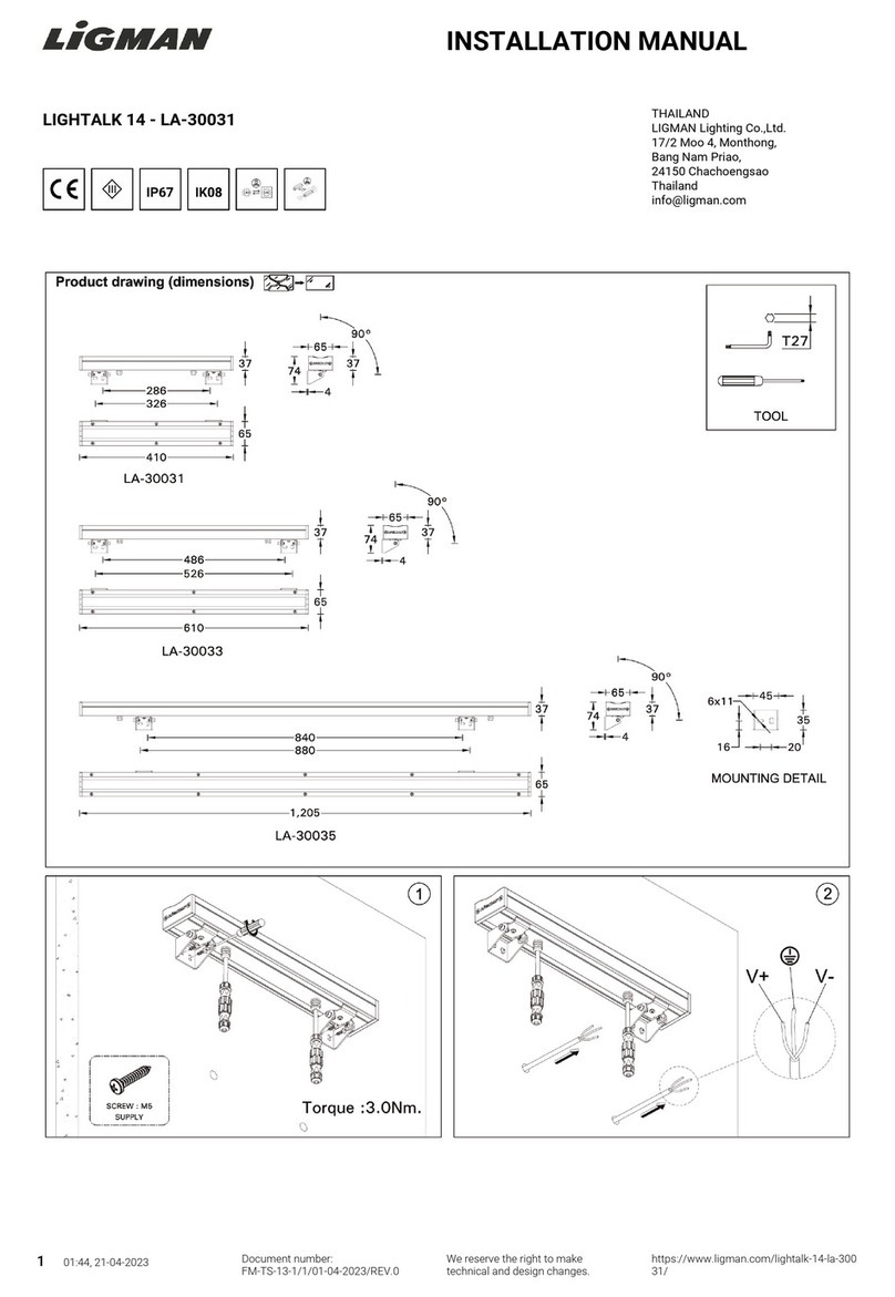 LIGMAN LIGHTALK 14 instruction manual