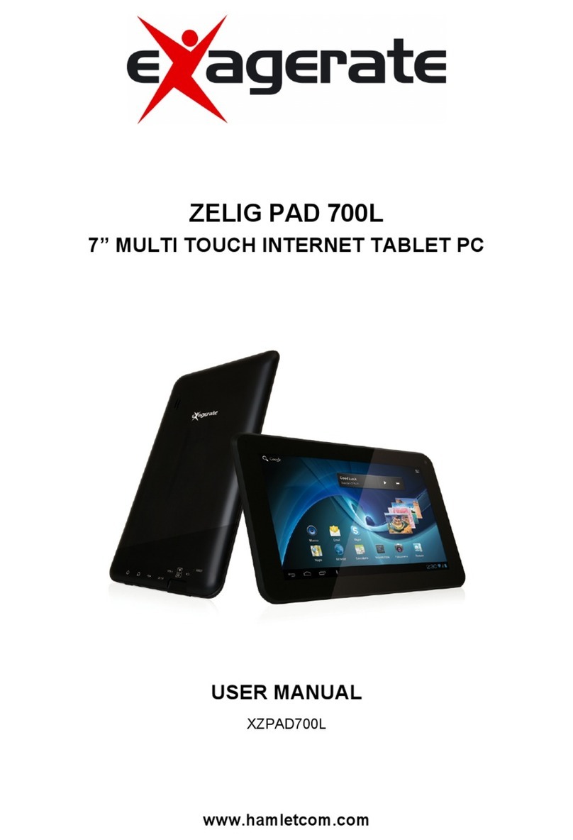 Exagerate ZELIG PAD 700L user manual