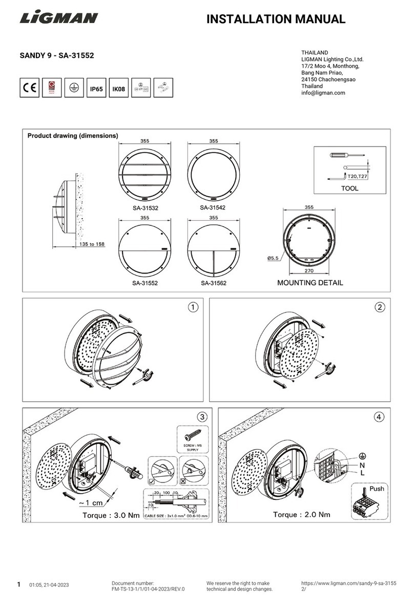 LIGMAN SA-31552 User manual