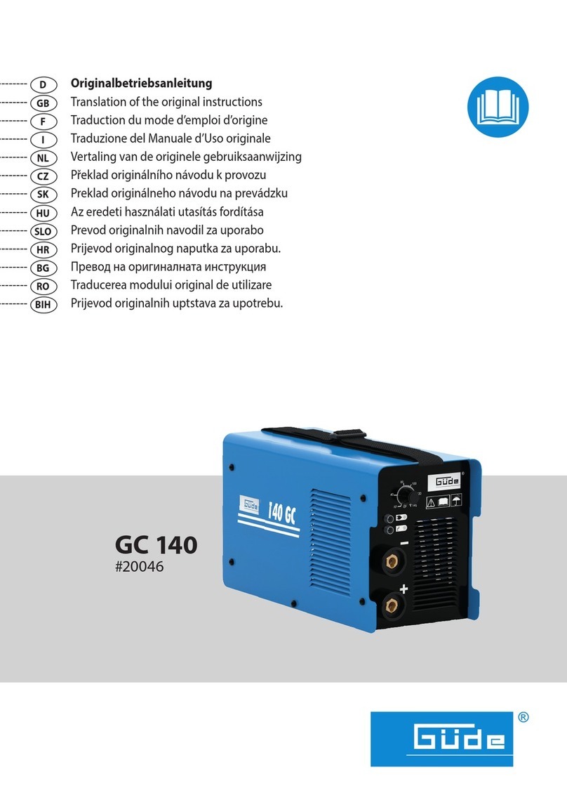 GÜDE GC 140 instructions