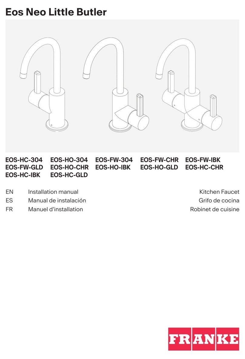 Franke Eos Neo Little Butler EOS-HC-304 User manual