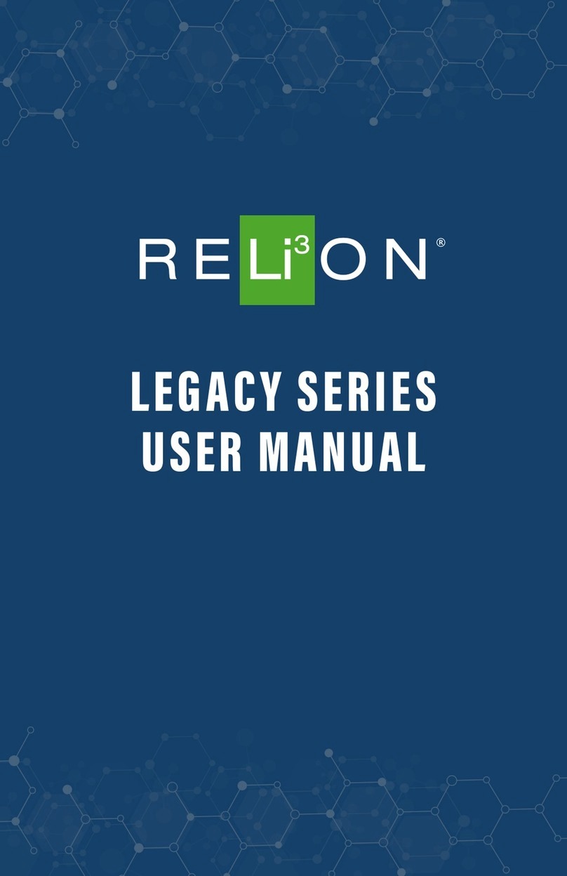 ReliOn LEGACY Series User manual