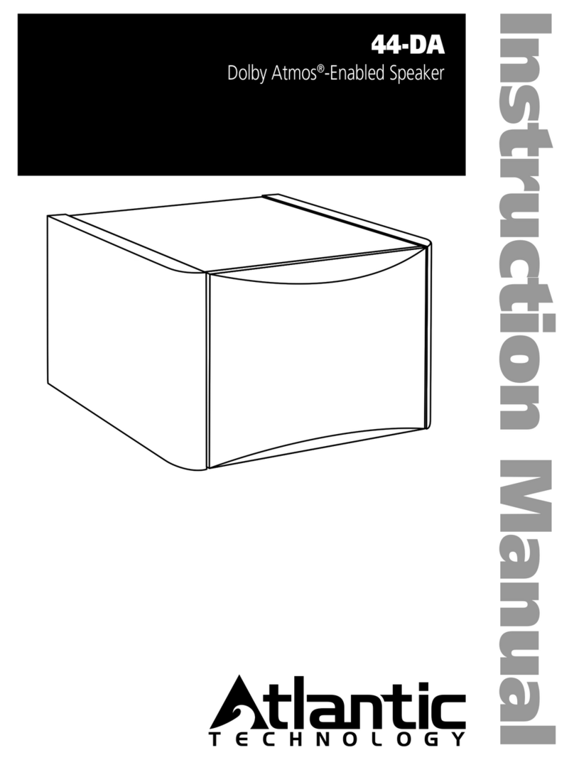 Atlantic Technology 44-DA User manual