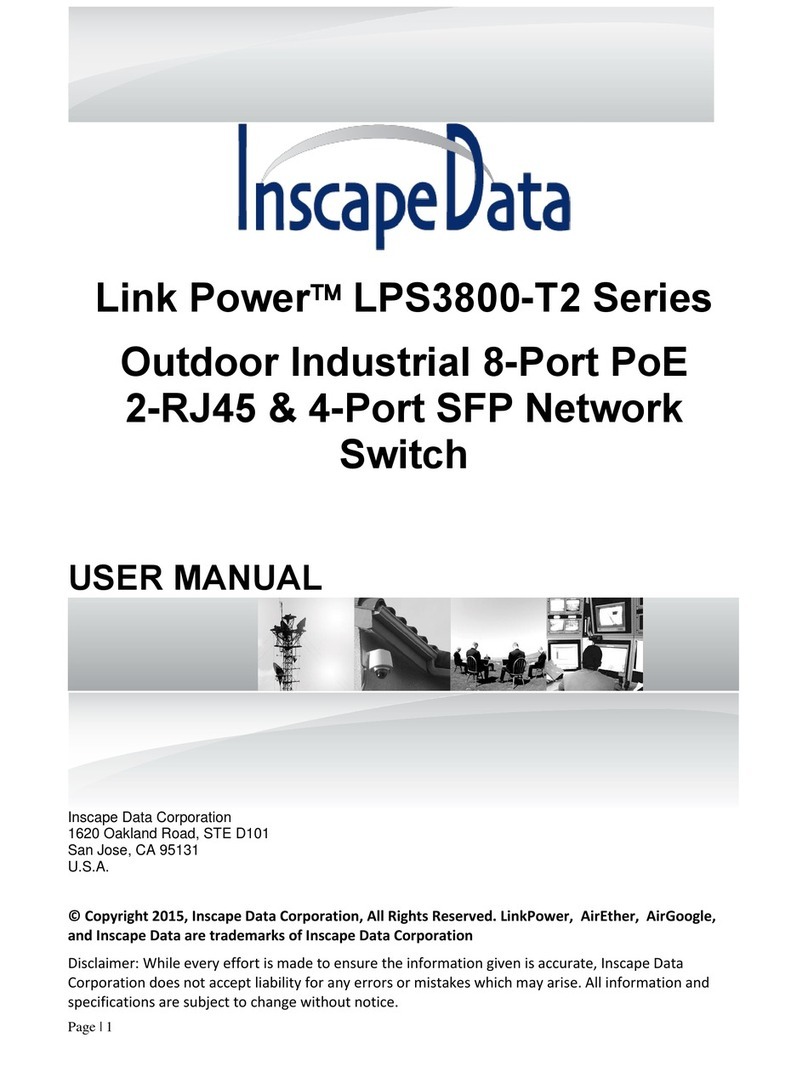 Inscape Data Link Power LPS3800-T2 Series user manual Inscape Data Link Power LPS3800-T2 Series user manual