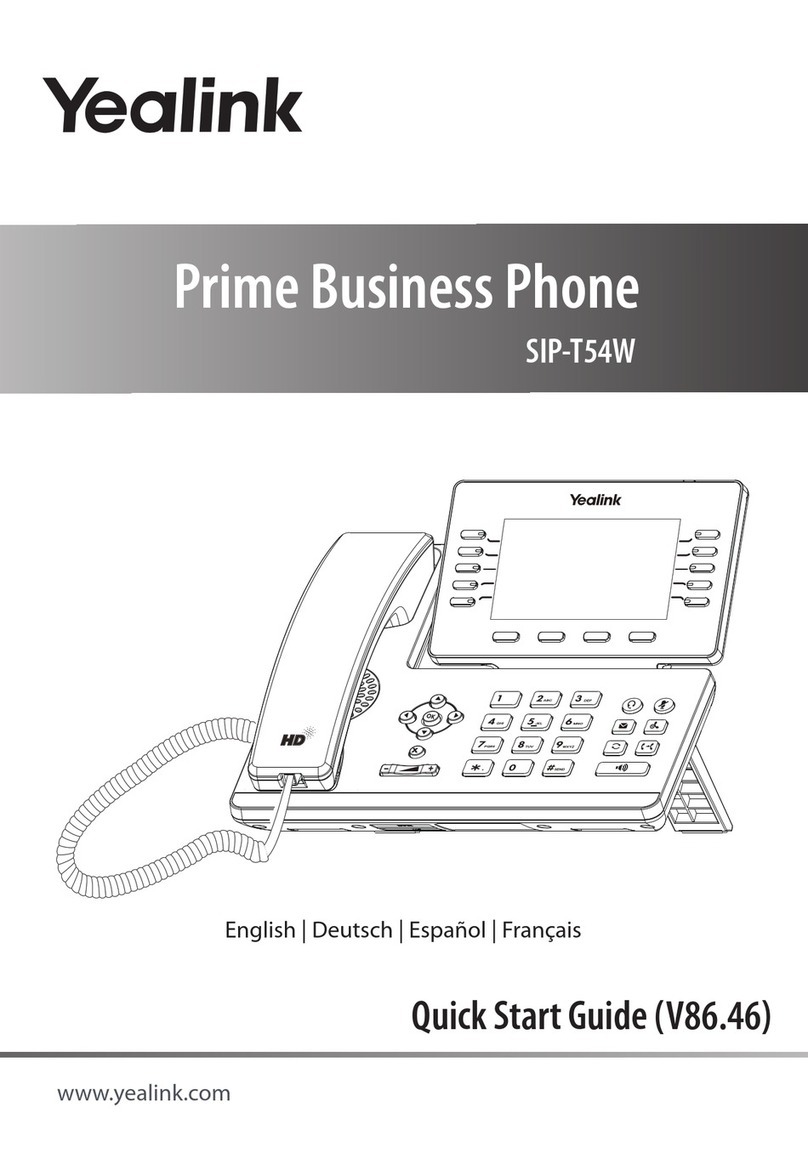 Yealink SIP-T54W User manual