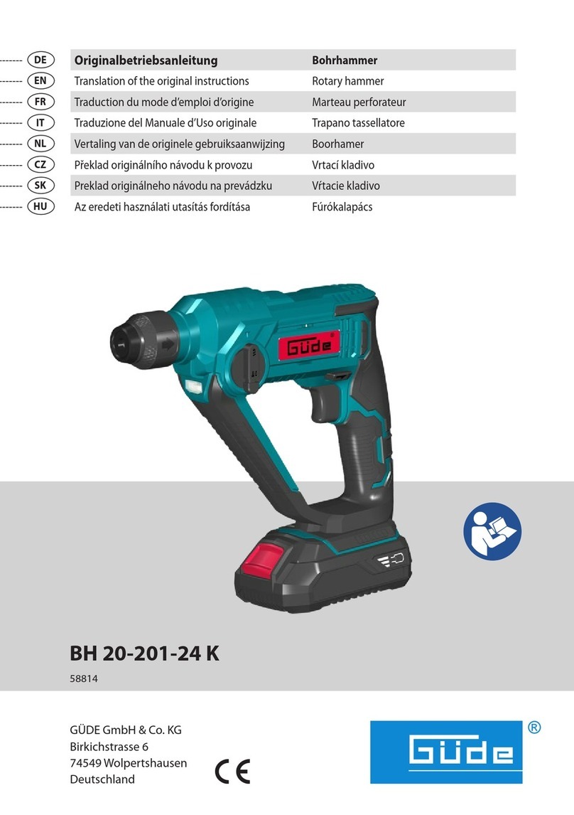 Gude BH 20-201-24 K User manual
