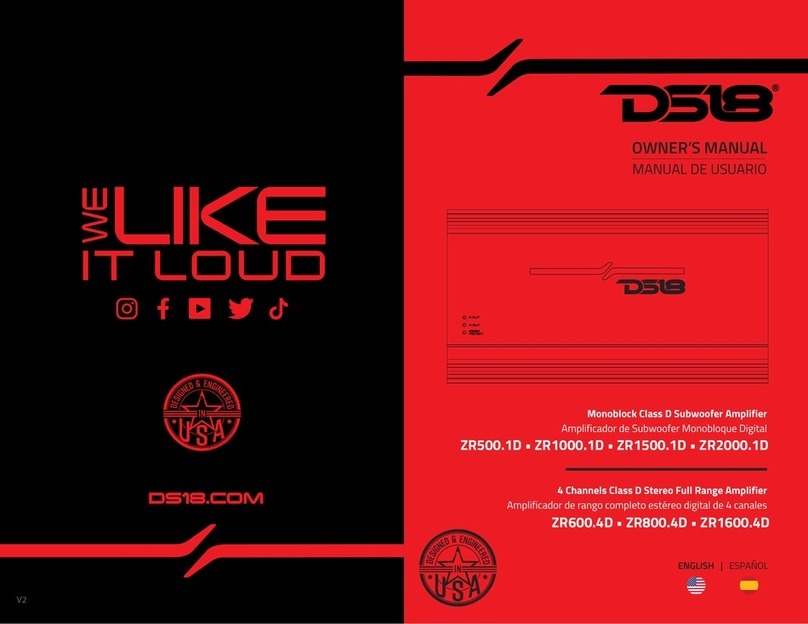DS18 ZR500.1D owner's manual