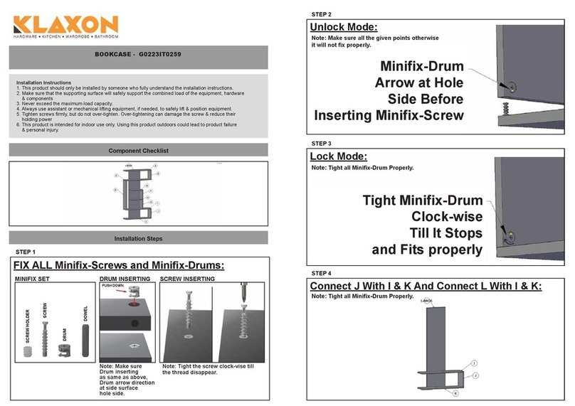 Klaxon G0223IT0259 quick start guide