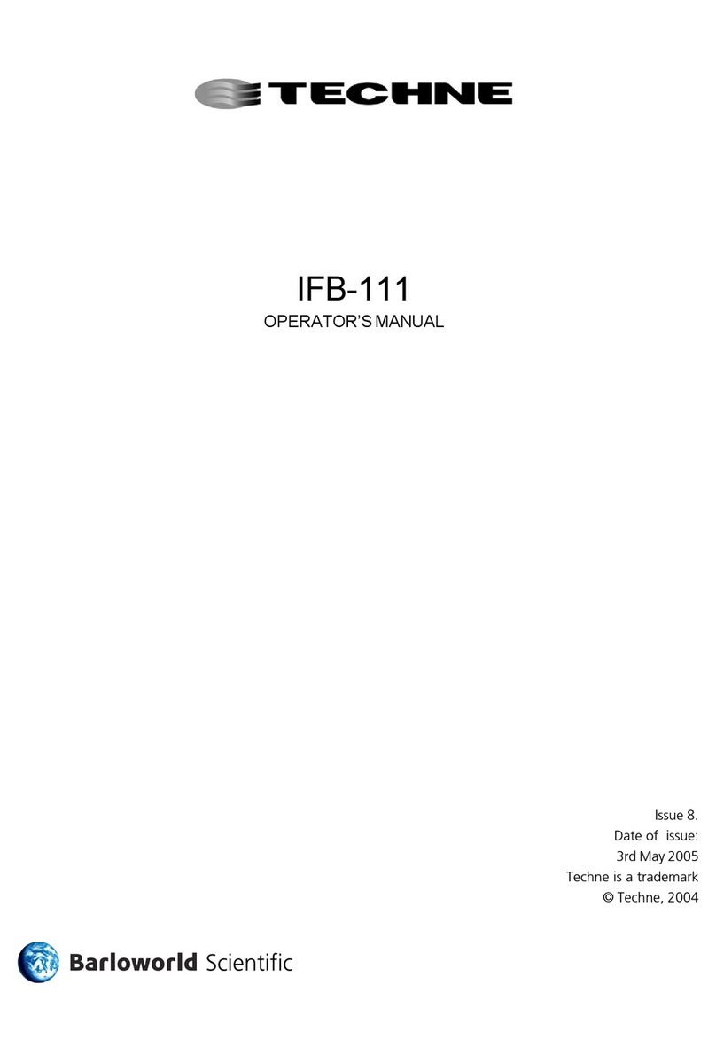 Bibby Sterilin TECHNE IFB-111 Operator's manual