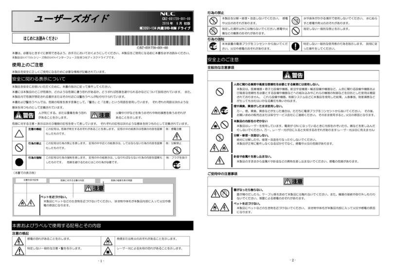 NEC NE3351-134 User manual