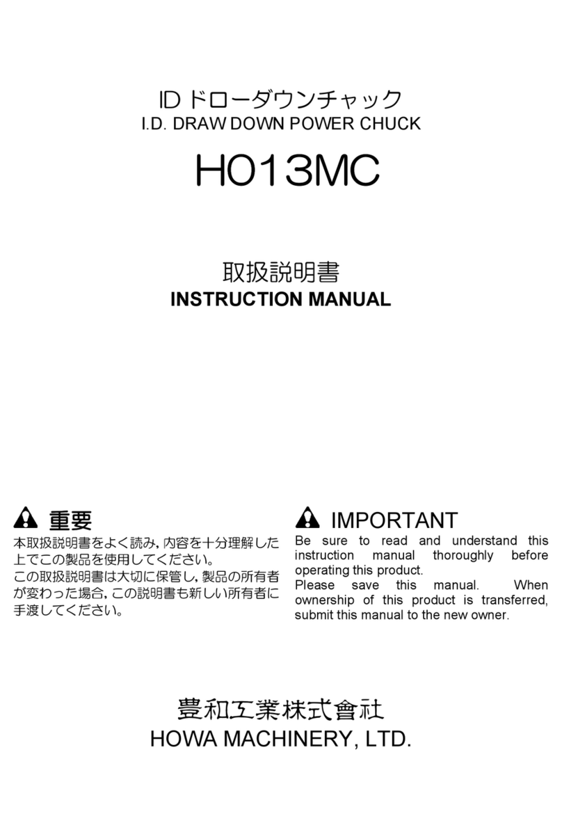 HOWA MACHINERY H013MC instruction manual