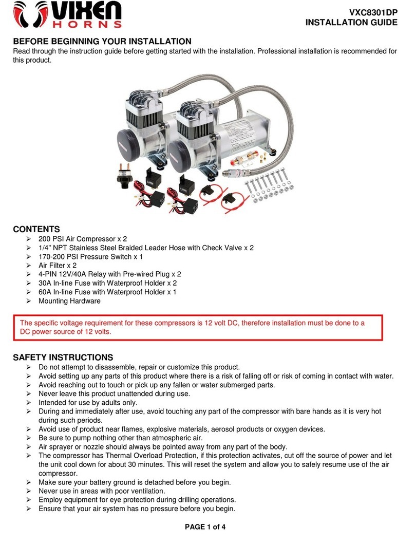 Vixen Horns VXC8301DP installation guide