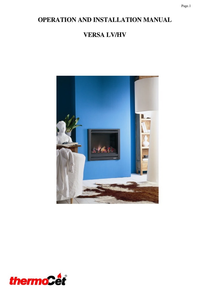 Thermocet VERSA LV Operation and installation manual