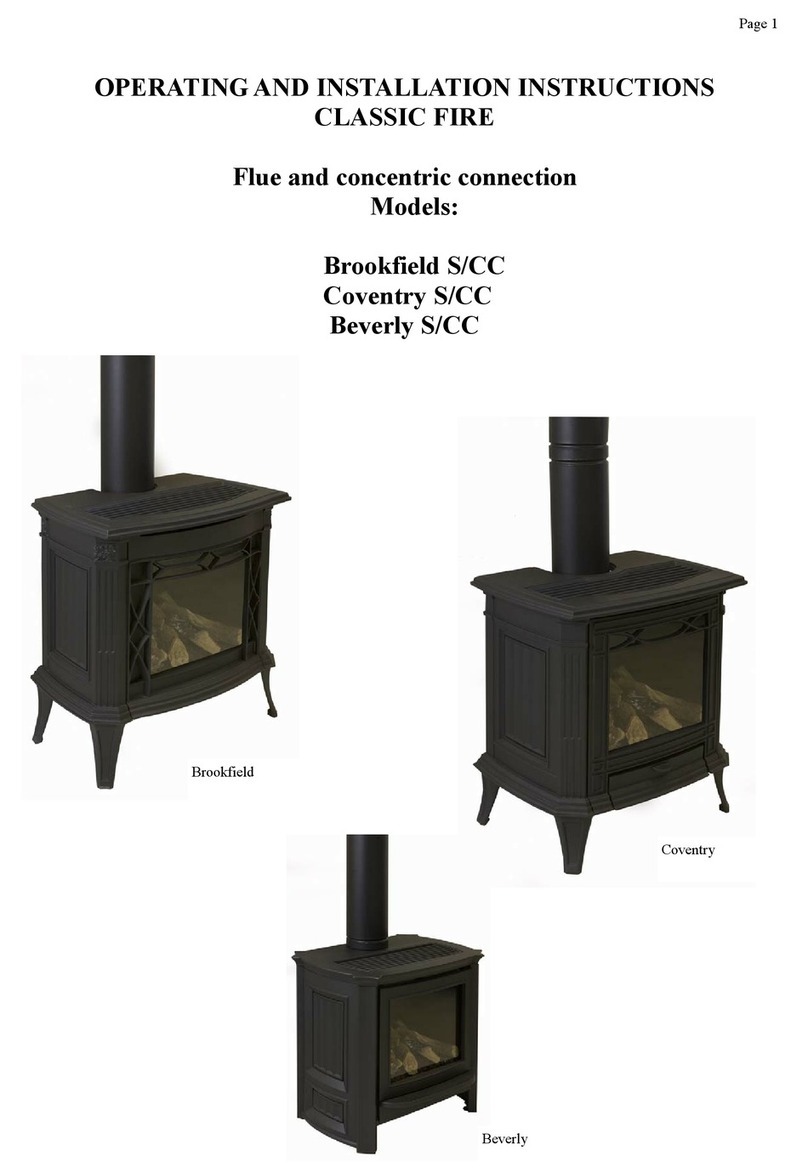 Thermocet Brookfield S/CC Operating and installation instructions