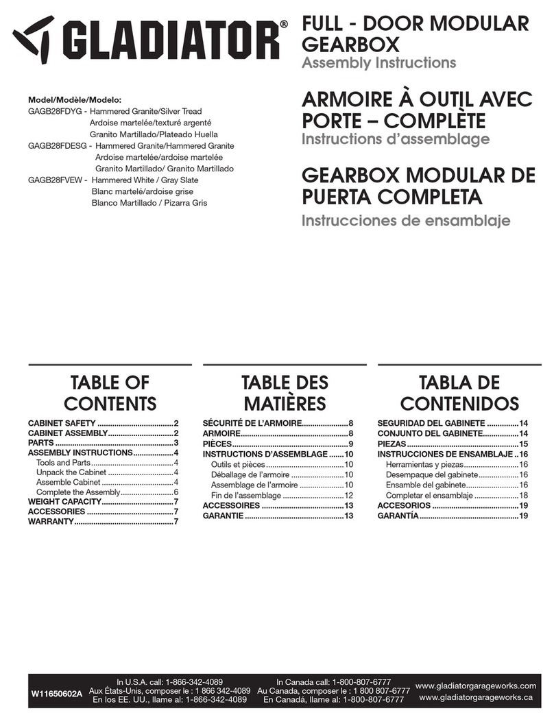 Gladiator GAGB28FDYG User manual