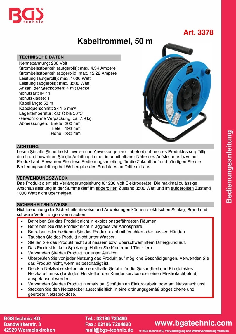 BGS technic 3378 instructions
