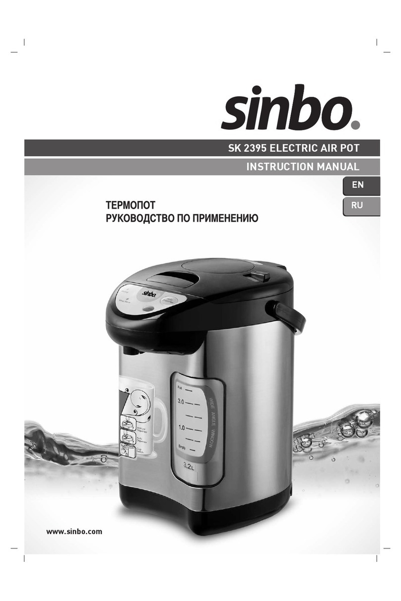 Sinbo SK 2395 instruction manual