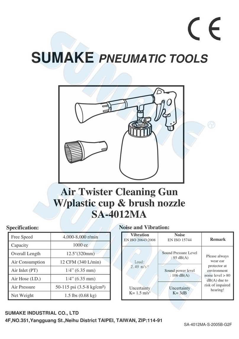 Sumake Air Twister SA-4012MAl Air Twister SA-4012M instruction manual Sumake Air Twister SA-4012MAl Air Twister SA-4012M instruction manual