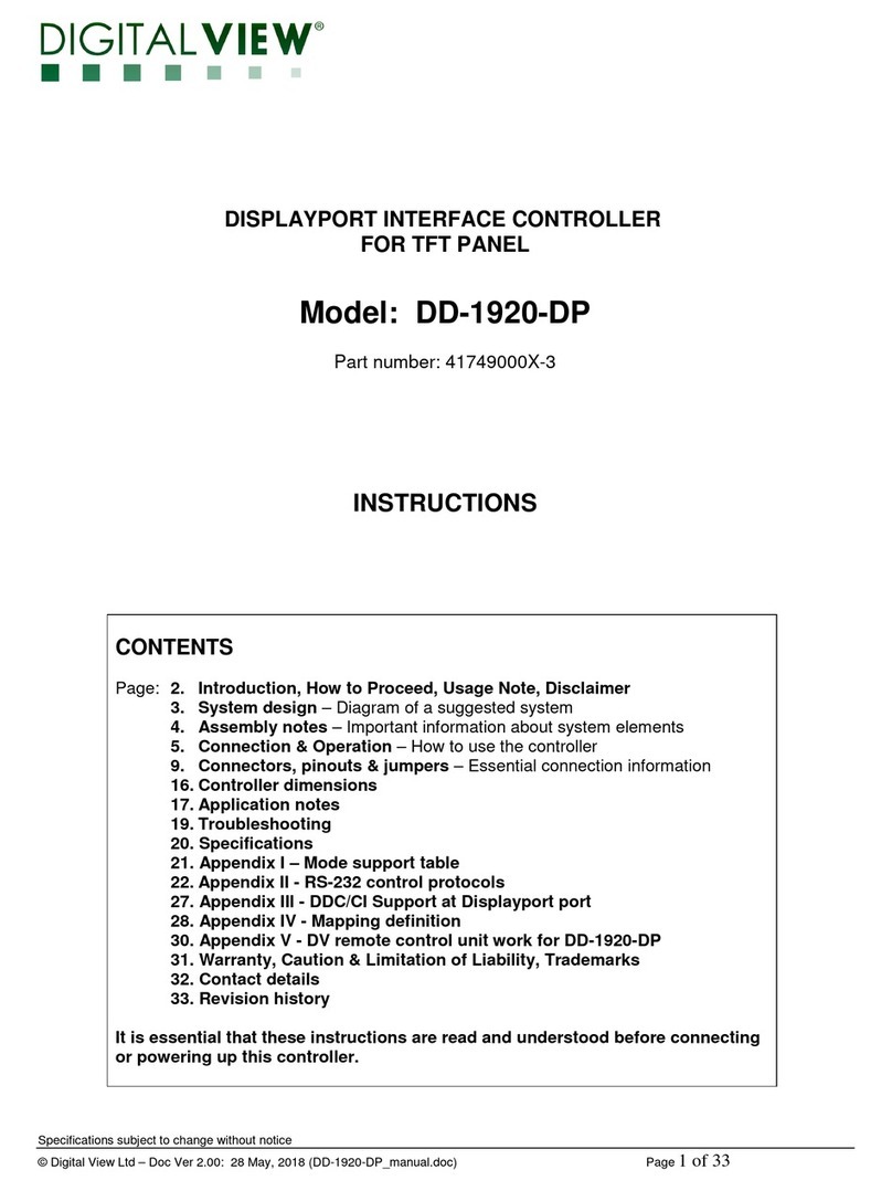 digitalview DD-1920-DP User manual